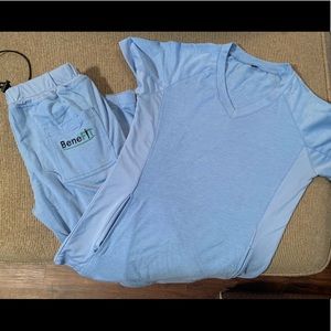 !!!BeneFIT Scrub Top and bottom!!!